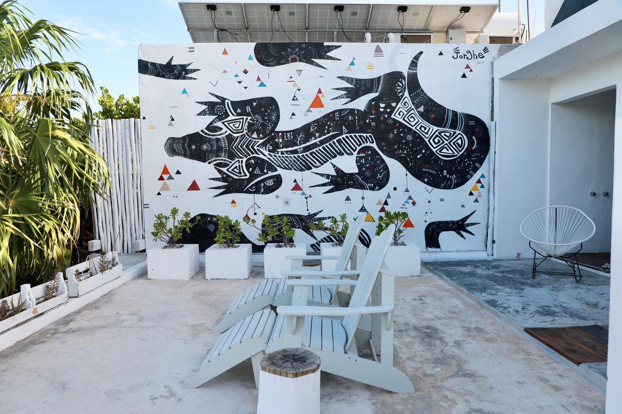 Tuup Jungle Aparthotel Tulum Pueblo Buitenkant foto